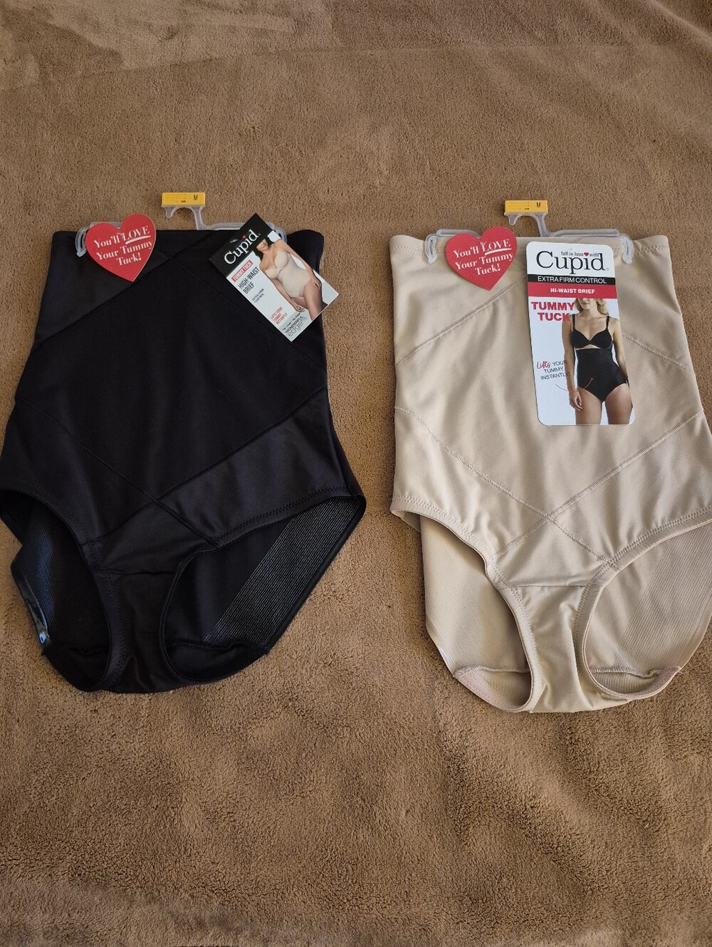 NWT Lot Of 2 Cupid High-Waist Tummy Tuck Control Shapewear Briefs Size Medium